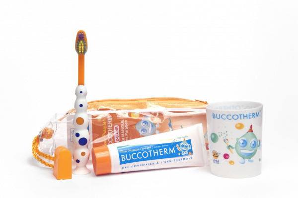 Buccotherm, zestaw podróżny dla dzieci, mango