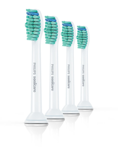 Philips Sonicare ProResults Standard HX6014/07, końcówki standardowe do szczoteczki, 4 szt.
