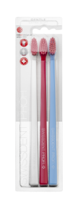 SWISSDENT GENTLE szczoteczki do zębów Extra Soft (2+1 za darmo) - ZERMATT