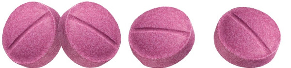 GUM Red Cote tabletki do wskazywania płytki nazębnej, 4 szt