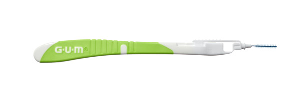 GUM BI-DIRECTION ULTRA, ISO 1, przepustowość 0,8 mm cylindryczny, zielony uchwyt, 6 szt