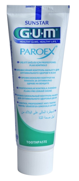 GUM PAROEX antybakteryjna pasta do zębów CPC 0,05 %, 75 ml