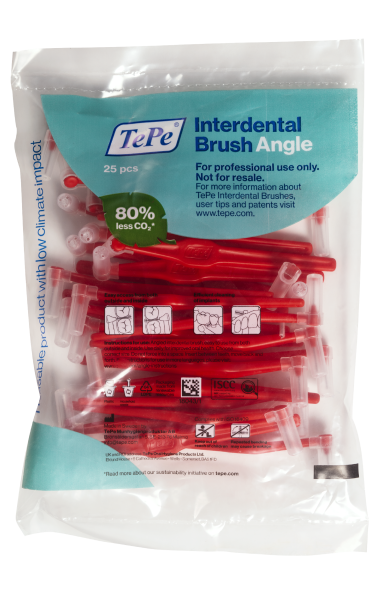 TePe Angle szczoteczki międzyzębowe 0,5 mm, czerwone, 25 szt.