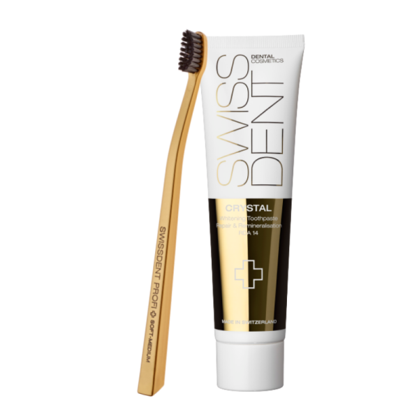 SWISSDENT CRYSTAL krem wybielający i remineralizujący, 100 ml
