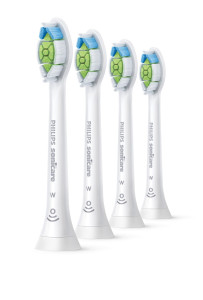 Philips Sonicare W Optimal White HX6064/10, Końcówki do szczoteczki elektrycznej, 4 szt.