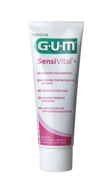 GUM SensiVital+ Dental Gel do wrażliwych zębów CPC 0,05 %, 75 ml