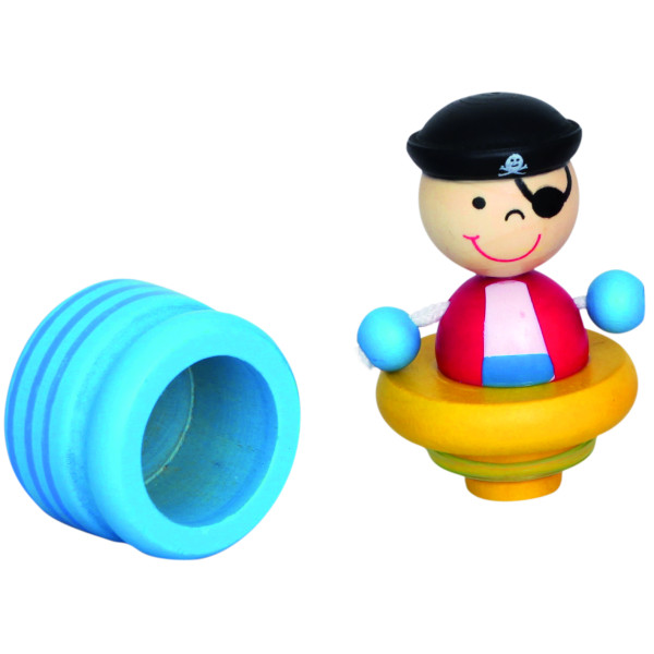 Drewniane pudełko na pierwszy ząbek PIRAT