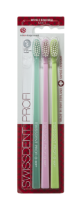 SWISSDENT WHITENING szczoteczka do zębów (2+1), soft - VERBIER