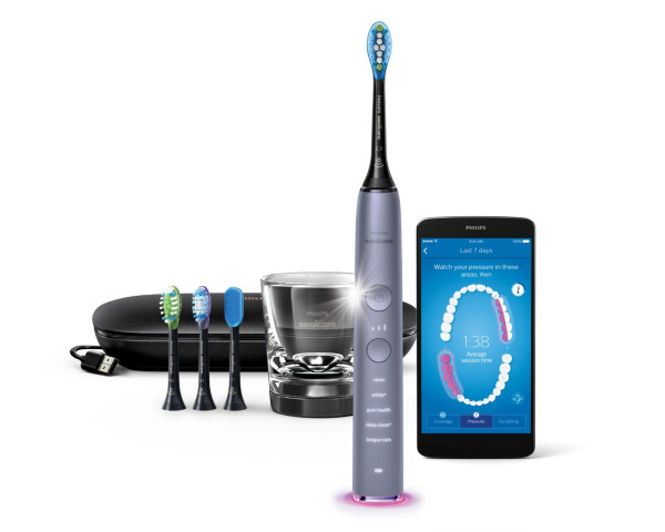 Philips Sonicare DiamondClean SMART Silver HX9924/47, szczoteczka soniczna