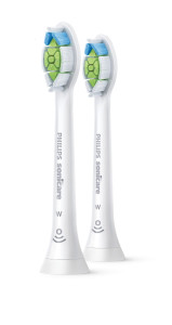 Philips Sonicare W Optimal White HX6062/10, końcówki do szczoteczki elektrycznej, 2 szt.