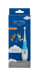 Bob i Bobek baby soniczna szczoteczka z kosmonautą, 0-5 lata