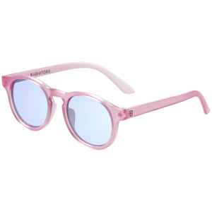 BABIATORS Keyhole Fuchsia Haze, okulary przeciwsłoneczne lustrzane różowe, 3-5 lat