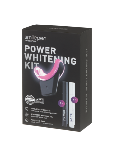 Smilepen POWER Whitening Kit & Care, 7-dniowy intensywny zabieg wybielania zębów z bezprzewodowym akceleratorem LED
