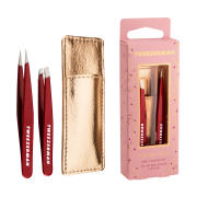 Tweezerman Vintage Rose Mini Tweezer Set - zestaw pęset w eleganckim opakowaniu prezentowym