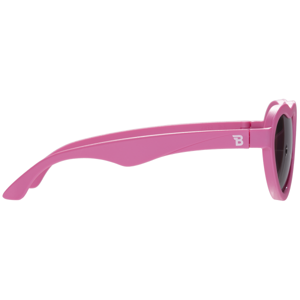 BABIATORS Hearts Paparazzi Pink, okulary przeciwsłoneczne różowe, 3-5 lat