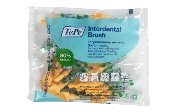 TePe Extra Soft szczoteczki międzyzębowe 0,45 mm, jasno pomarańczowe, 25 szt.