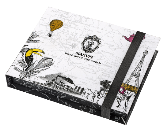MARVIS Wonders Of The World zestaw prezentowy past do zębów, 3x 25 ml