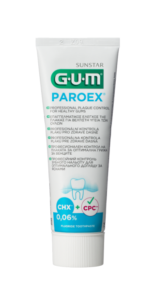 GUM PAROEX antybakteryjna pasta do zębów CPC 0,05 %, 75 ml