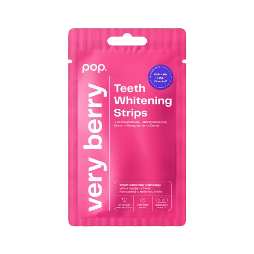 Pop Very Berry Teeth Whitening Strips, paski do wybielania zębów (7x2 szt.)