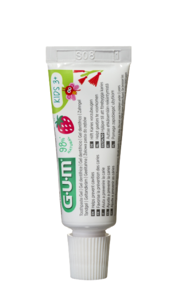 GUM Kids pasta do zębów dla przedszkolaków (3-6 let), 12 ml, opakowanie podróżne