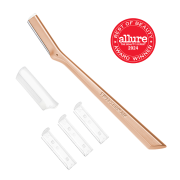 Tweezerman Facial Razor - golarka do twarzy, rose gold