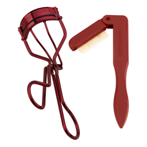 Tweezerman Vintage Rose Lash Set – zalotka i grzebyk do rzęs, dla doskonałego spojrzenia