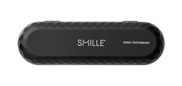SMILLE Sonic Brush - Premium soniczna szczoteczka z włóknami SANGI, czarny
