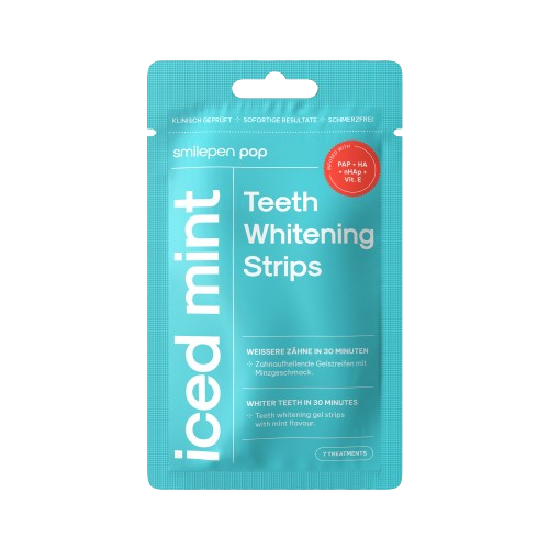 Pop Iced Mint Teeth Whitening Strips, paski do wybielania zębów (7x2 szt.)