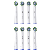 Oral-B Cross Action EB 50-8 końcówki do szczoteczki elektrycznej, 8 szt.