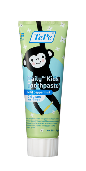 TePe Daily Kids pasta do zębów  dla dzieci w wieku od 3 do 6 lat, 75 ml