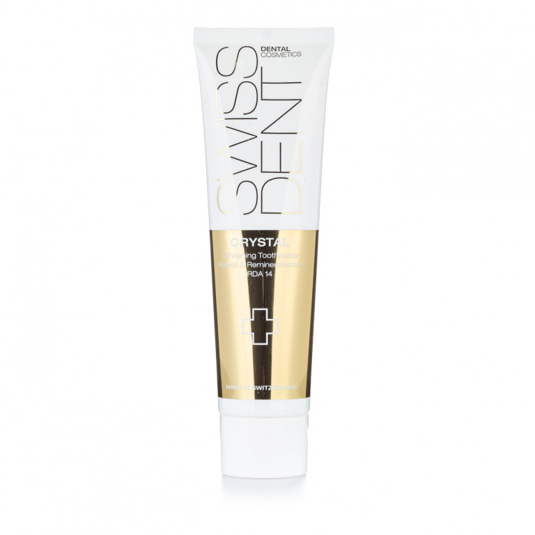 SWISSDENT CRYSTAL regenerująca krem do zębów bez fluorków, 100 ml