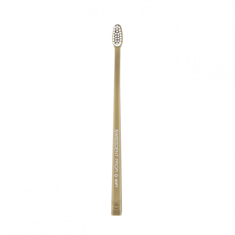 SWISSDENT WHITENING szczoteczka do zębów, soft, złoty