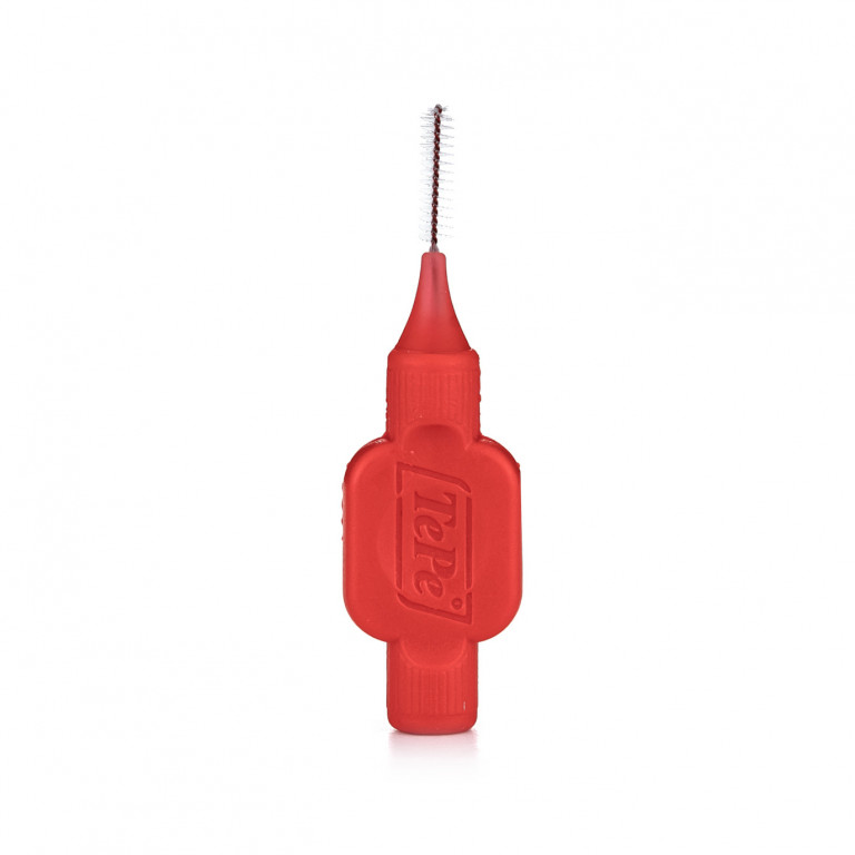 TePe Original szczoteczki międzyzębowe z bioplastiku 0,5 mm, czerwone, 6 szt.