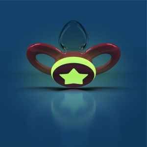 Dentistar smoczki ortodontyczne 6-14 miesięcy, różowe