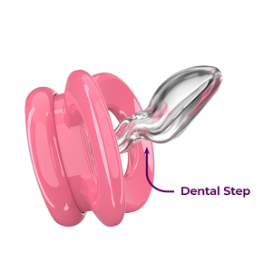 Dentistar Day & Night Soother, smoczek na dzień i na noc, od 14 miesięcy, niebieski