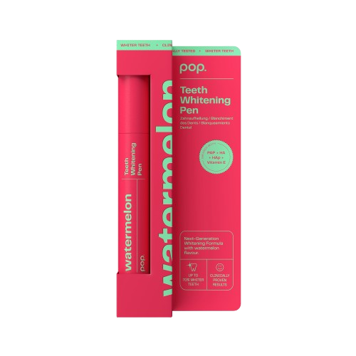 Pop Teeth Whitening Pen Watermelon, pisak wybielający arbuzowy, 4 ml