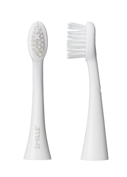 SMILLE Sonic Brush, końcówki zapasowe, białe, 2 szt.