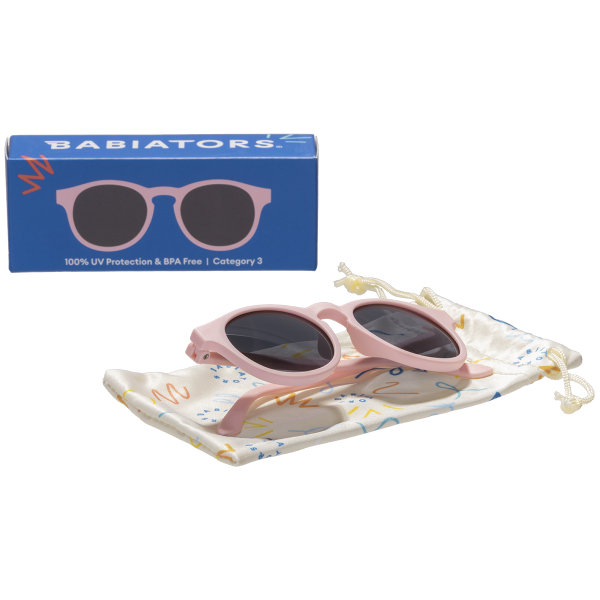 BABIATORS Keyhole Ballerina Pink, okulary przeciwsłoneczne różowe, 0-2 lata