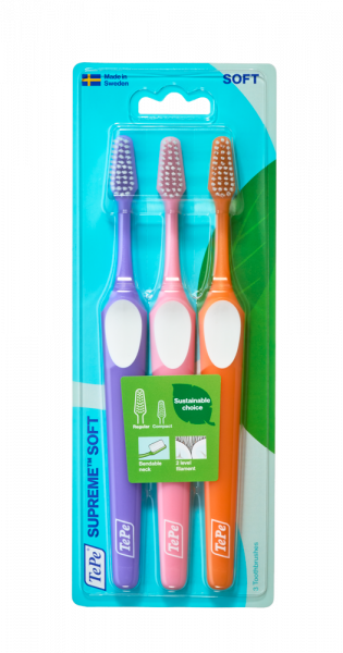 TePe Supreme soft, szczoteczki do zębów 2 + 1 gratis