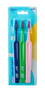 TePe Select Colour soft, zestaw szczoteczek do zębów, 2+1 gratis