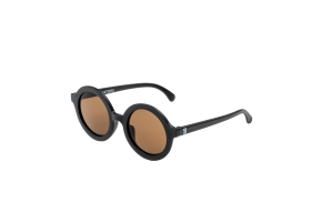 BABIATORS Original Round Jet Black, okulary przeciwsłoneczne czarne, 0-2 lata