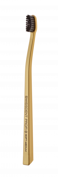 SWISSDENT COLOURS średnio-miękkie, złoto-czarny