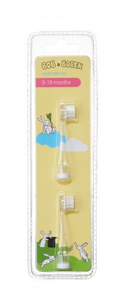 Bob a Bobek baby zapasowa głowica 0-18 miesięcy, 2 szt.
