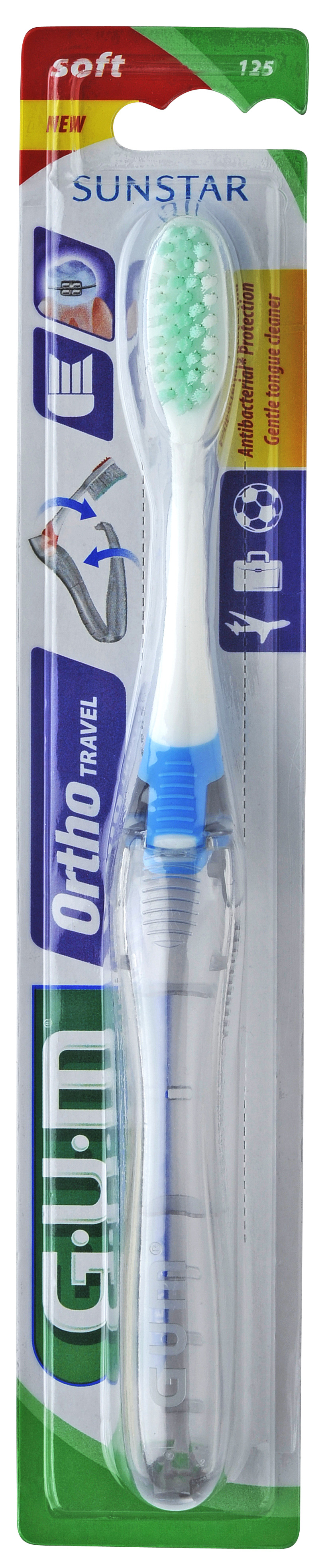 GUM Ortho podróżna szczoteczka do aparatów ortodontycznych