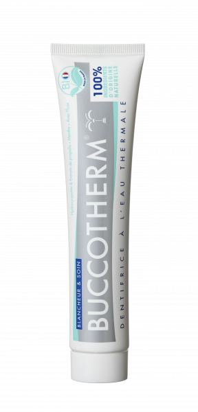 Buccotherm White & Care BIO wybielająca pasta do zębów, 75 ml