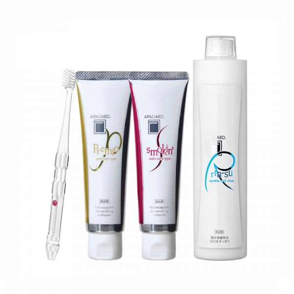 APAGARD zestav dla pięknego białego uśmiechu