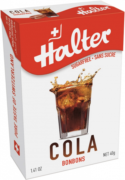 Halter Cola cukierki bez cukru, 40 g