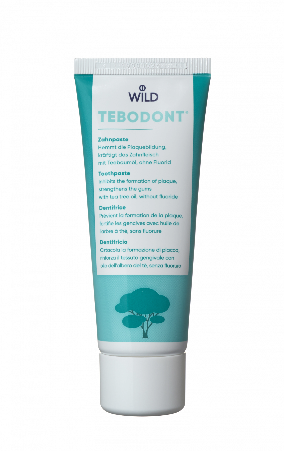 Tebodont pasta do zębów bez fluoru, 75 ml