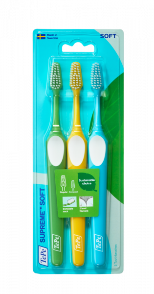 TePe Supreme soft, szczoteczki do zębów 2 + 1 gratis