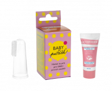 Paluszek dla niemowląt + Buccotherm BIO żel do masażu dla niemowląt, 8 ml gratis